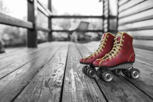 Patins quad - vermell
