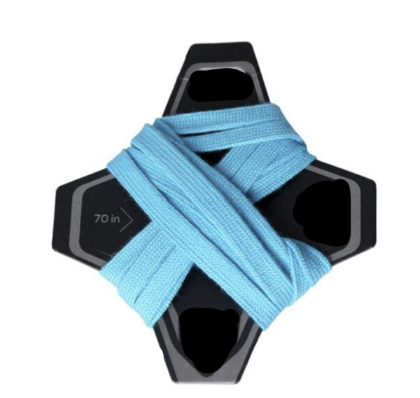 Cordons de color blau per patins quads